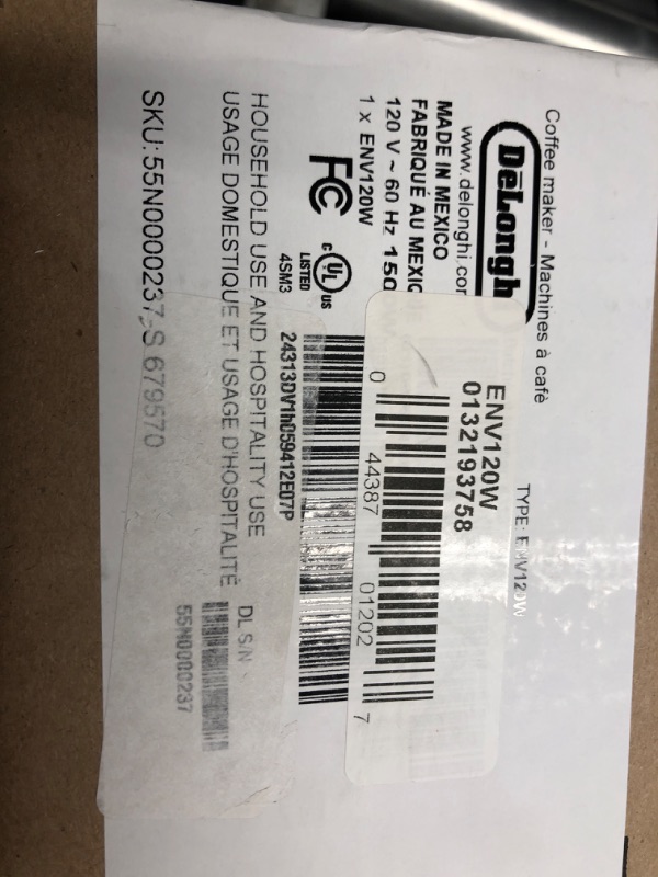 Photo 1 of ***FACTORY SEALED-OPENED FOR INSPECTION ONLY*** Nespresso Vertuo Next Coffee and Espresso Maker by De'Longhi, White