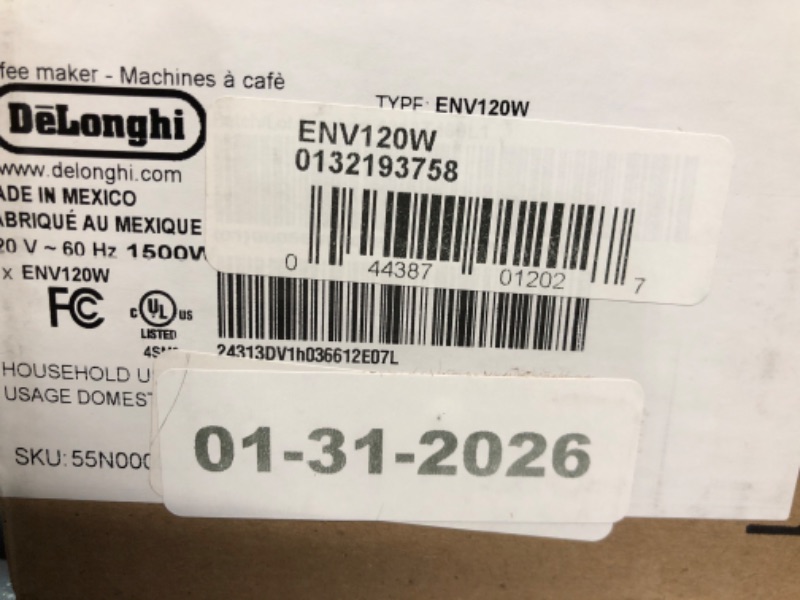 Photo 1 of ***FACTORY SEALED-OPENED FOR INSPECTION ONLY*** Nespresso Vertuo Next Coffee and Espresso Maker by De'Longhi, White