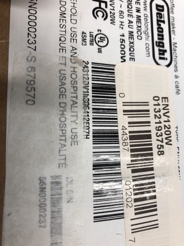 Photo 1 of ***FACTORY SEALED-OPENED FOR INSPECTION ONLY***  Nespresso Vertuo Next Coffee and Espresso Maker by De'Longhi, White