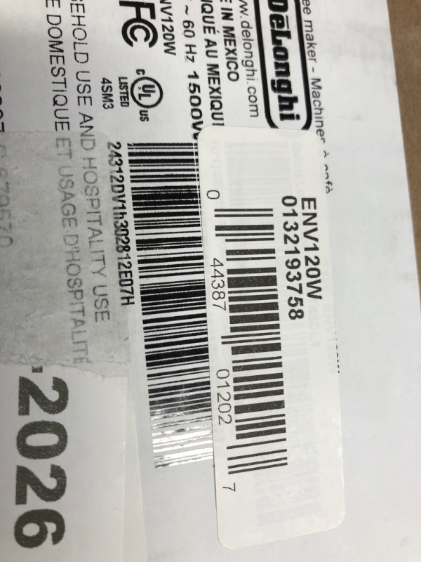 Photo 1 of ***FACTORY SEALED-OPENED FOR INSPECTION ONLY*** Nespresso Vertuo Next Coffee and Espresso Maker by De'Longhi, White