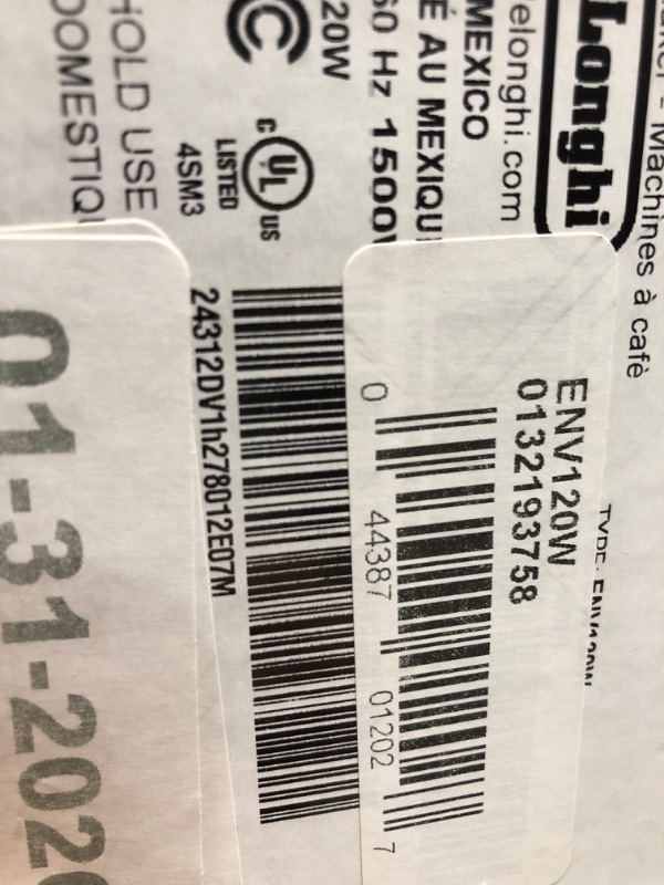 Photo 1 of ***FACTORY SEALED-OPENED FOR INSPECTION ONLY***Nespresso Vertuo Next Coffee and Espresso Maker by De'Longhi, White