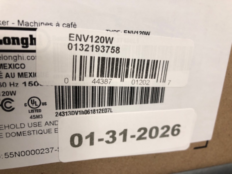 Photo 1 of ***FACTORY SEALED-OPENED FOR INSPECTION ONLY*** Nespresso Vertuo Next Coffee and Espresso Maker by De'Longhi, White