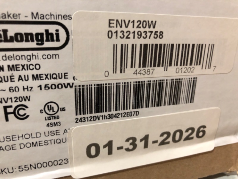 Photo 1 of ***FACTORY SEALED-OPENED FOR INSPECTION ONLY*** Nespresso Vertuo Next Coffee and Espresso Maker by De'Longhi, White