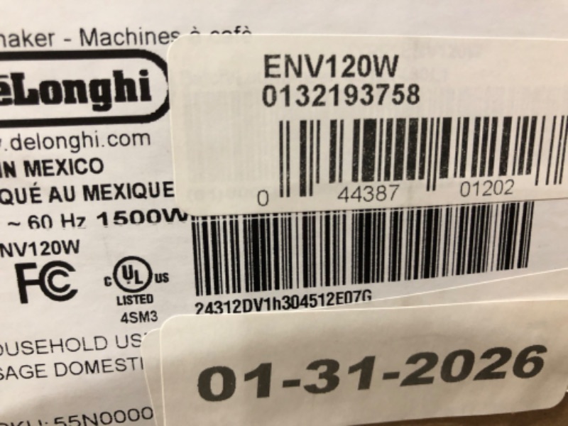 Photo 1 of ***FACTORY SEALED-OPENED FOR INSPECTION ONLY*** Nespresso Vertuo Next Coffee and Espresso Maker by De'Longhi, White