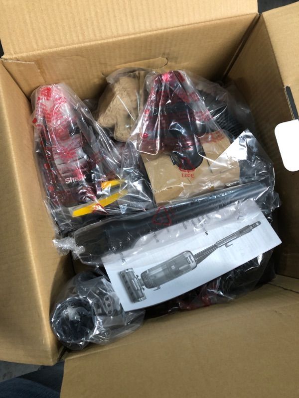 Photo 1 of ***FACTORY SEALED-*** Shark AZ2002 Vertex Powered Lift-Away Upright Vacuum with DuoClean PowerFins, Self-Cleaning Brushroll, Large Dust Cup, Pet Crevice Tool, Dusting Brush & Power Brush, Silver/Rose Gold