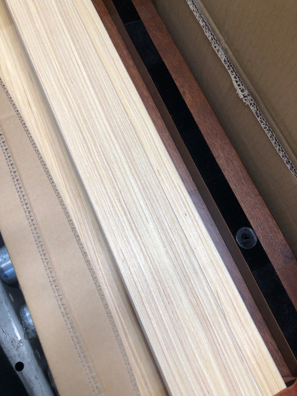 Photo 1 of ****PARTS ONLY ***** Mellow Naturalista Classic - 12 Inch Solid Wood Platform Bed with Wooden Slats, No Box Spring Needed, Easy Assembly, Queen, Espresso