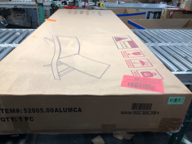 Photo 1 of ***FACTORY SEALED***Christopher Knight Home Thira Outdoor Wicker Chaise Lounge with Aluminum Frame, Mix Mocha
