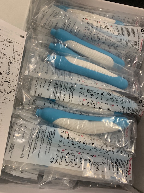 Photo 1 of 40 Pack Female External Catheter, Gentle & Comfortable Fit?Leak-Resistant External Urine Collection?Works with Most Drainage Systems?40 PCS?