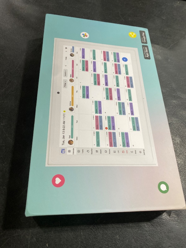 Photo 1 of Digital Calendar Touchscreen, Smart Family Electronic Calendar and Digital Picture Frame - Digital Wall Planner with Schedule, Chore Chart, Meal Planner, Tasks, Wall & Desk Display - 10.1''