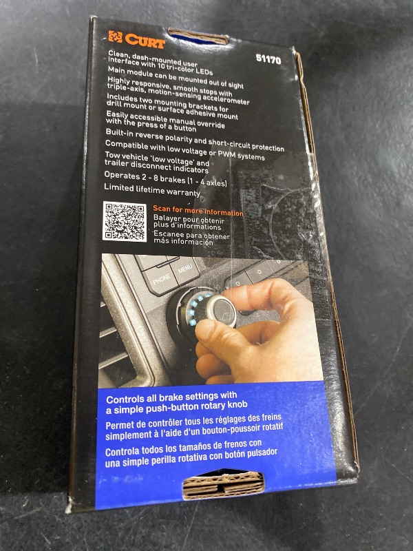 Photo 1 of CURT 51170 Spectrum Brake Control w/Triple-Axis Accelerometer Motion-Sensing Accelerometer Spectrum Brake Control