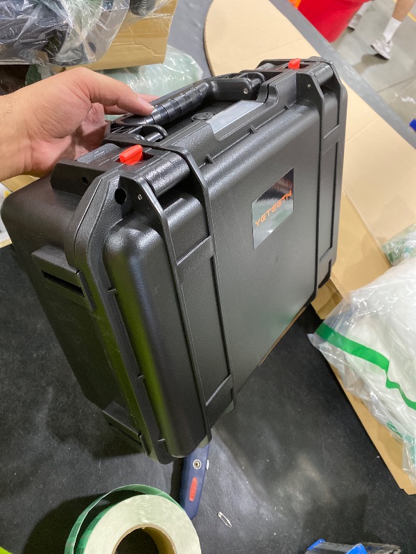 View 2 of Hard Case for DJI Air 3S/Air 3 - Waterproof Carrying Cases, Portable Storage Bag Fits for DJI Fly More Combo, RC 2/RC-N2/RC-N3 Controller, Batteries, Charger, Cables, Accessories (Only Black Case)