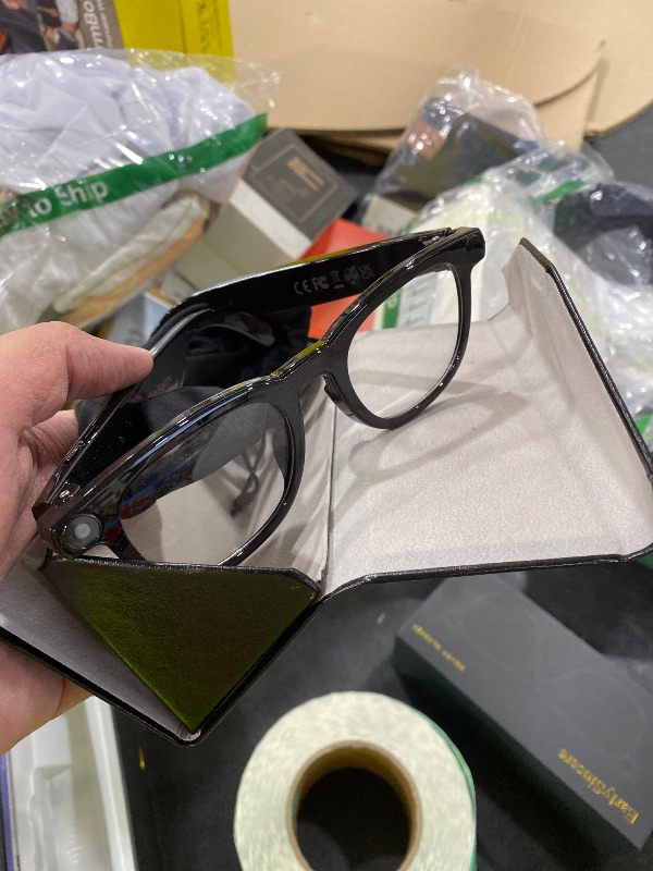 Photo 1 of EarlySincere Photochromic Smart Glasses with 8MP 4K Camera & Bluetooth, HD Video, AI Vision Assistant, Translation & Voice Transcriber, Open-Ear Audio, Extra Blue Light Lenses for Work & Travel