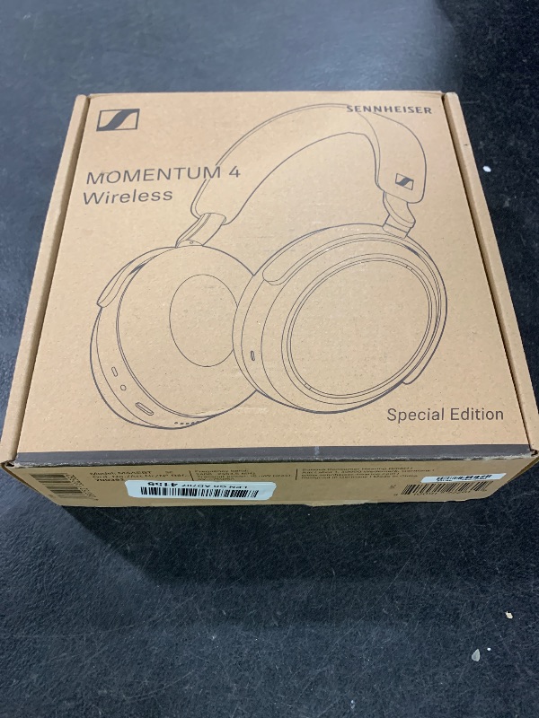 Photo 1 of Sennheiser Consumer Audio Momentum 4 Wireless Headphones - Bluetooth Headset for Crystal-Clear Calls with Adaptive Noise Cancellation, 60h Battery Life, Lightweight Folding Design - Black/Copper