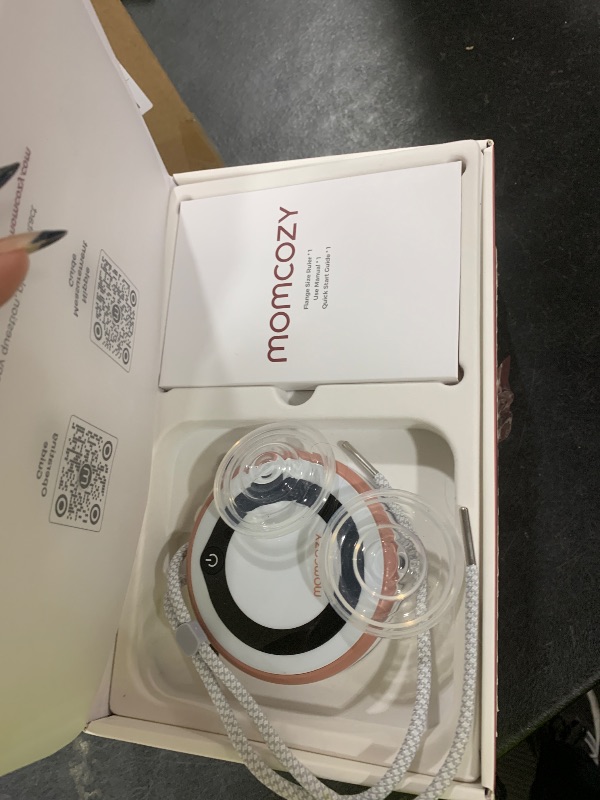 Photo 1 of Momcozy V1 Pro Wearable Breast Pump, Hospital-Grade Pocket Primary Pump, Hands-Free Portable Pump with Lightweight Visible Cups for Real Milk Removal