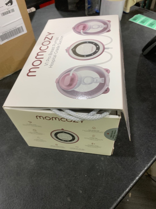 Photo 1 of Momcozy V1 Pro Wearable Breast Pump, Hospital-Grade Pocket Primary Pump, Hands-Free Portable Pump with Lightweight Visible Cups for Real Milk Removal