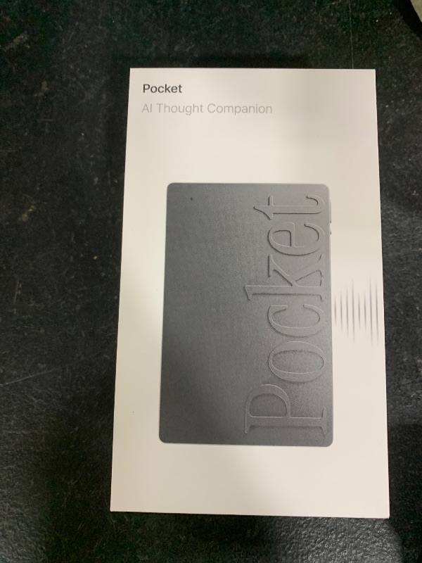 Photo 1 of Pocket AI Voice Recorder & Smart Assistant – Auto Transcription, Summaries & Action Items – AI Note Taker for Meetings, Calls & Productivity - Space Grey
