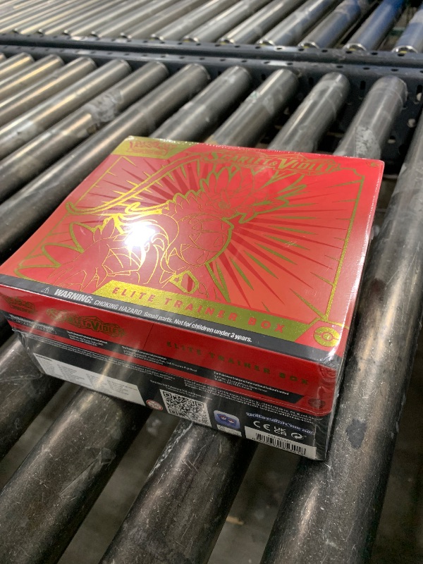 Photo 1 of Pokemon TCG: Scarlet and Violet Elite Trainer Box - Koraidon Red (1 Full Art Promo Card, 9 Boosters and Premium Accessories)