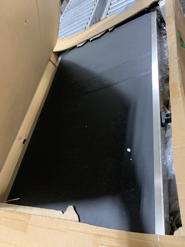 Photo 1 of VEVOR Conveyor, 59 x 23.6 Inch Table, Heavy Duty Stainless Steel Motorized Belt for Inkjet Coding Applications, Powered PVC Anti-Static Adjustable Speed (Double Guardrail)