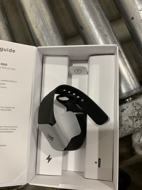 Photo 1 of Fitbit Charge 6 Fitness Tracker with Google apps, Heart Rate on Exercise Equipment, 6-Months Premium Membership Included, GPS, Health Tools and More, Obsidian/Black, One Size (S & L Bands Included)