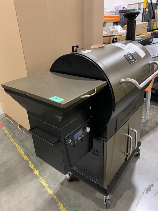 Photo 1 of Z GRILLS 2026 Electric Pellet Smoker & Grill, 700 sq. in Cooking Space, PID 3.0 Precision Control, Dual Meat Probes, 28-Hour Hopper, Dual-Wall Insulated Base, 8-in-1 BBQ with Cover