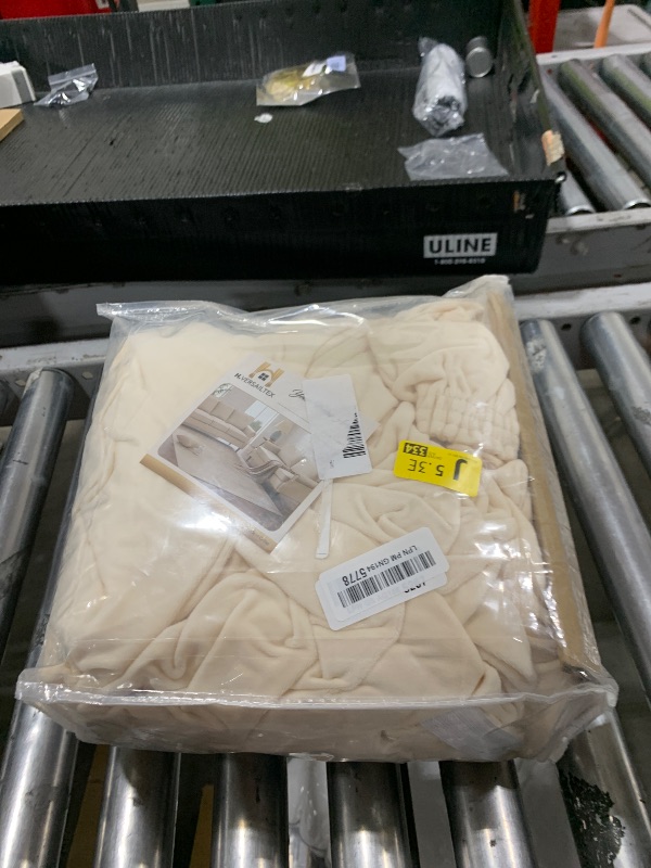 Photo 1 of H.VERSAILTEX 3 Piece Stretch Sofa Covers Couch Covers for 2 Cushion Couch Loveseat Covers Width Up to 72 Inch Feature Thick Soft Stay in Place (Medium Sofa, Cream)