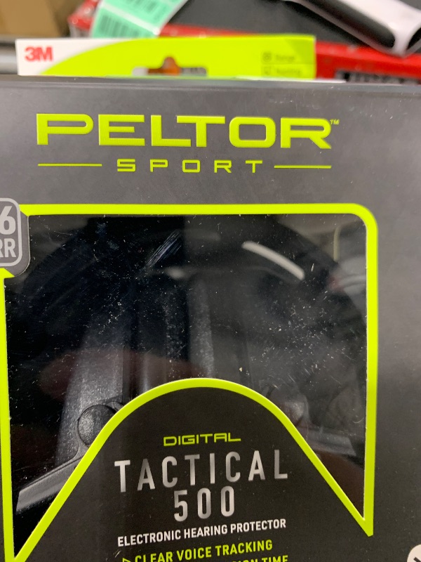 Photo 1 of Peltor Sport Tactical 500 Bluetooth Hearing Protection Ear Muffs, 25 dB Noise Reduction Rating, Electronic Hearing Protection Headphones for Shooting, Hunting, Mowing, Construction, Concerts, & More