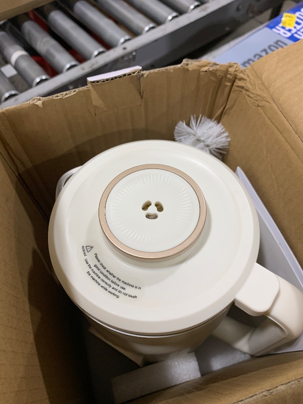 Photo 1 of Nut Milk Maker, AlfaBot N2 Automatic Almond Milk Machine for Homemade Plant-Based Milk, Oat, Soy, Yogurt, 5 Modes/35OZ Big Capacity Soy Milk Maker with Delay Setting and Self Cleaning (Cream)