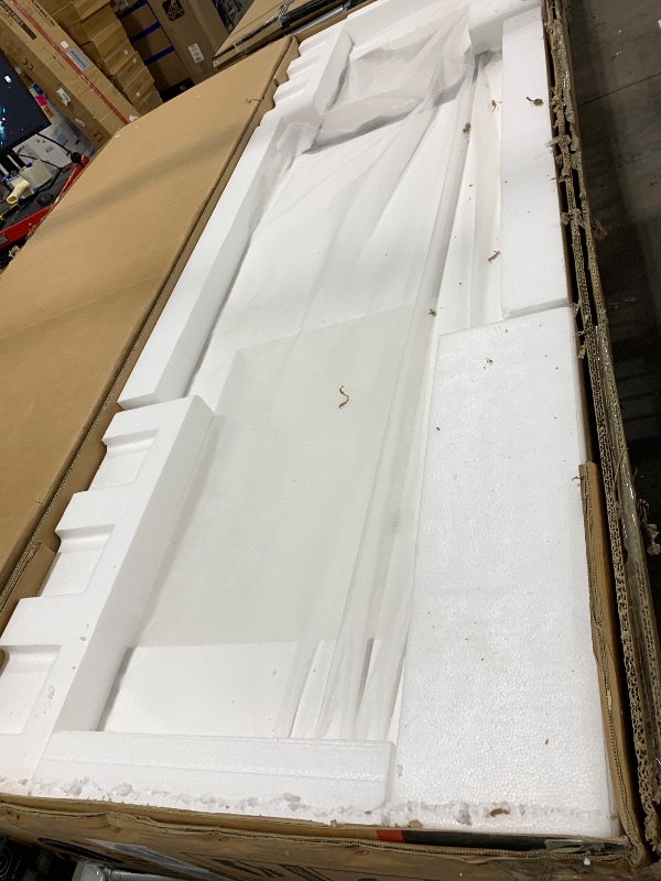 View 5 of 72 x 22 White Vanity Top with Sink Solid Surface Bathroom Vanity Sink Top with Double Sink Integrated Basin and Overflow in Glossy Pure White, Cabinet Not Included