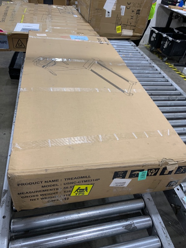 Photo 1 of BORGUSI Auto Incline Treadmill - 3.5HP Folding Treadmills with 15% Auto Incline Running Machine for Home, 320 LBS Capacity, 10 MPH Speed, 36 Preset Programs, Bluetooth App, Upgrade LCD Panel