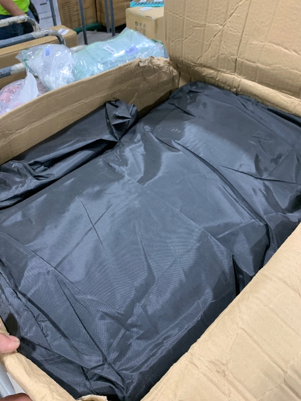 Photo 1 of Portable Inflatable Car Cover Garage Tent Airtight Ultimate Shield Outdoor/Indoor Car Bubble Vehicle Shelter for Car Parking Painting Washing and Storage (Gray+Black, 5.5m L×2.0m W×1.73m H)