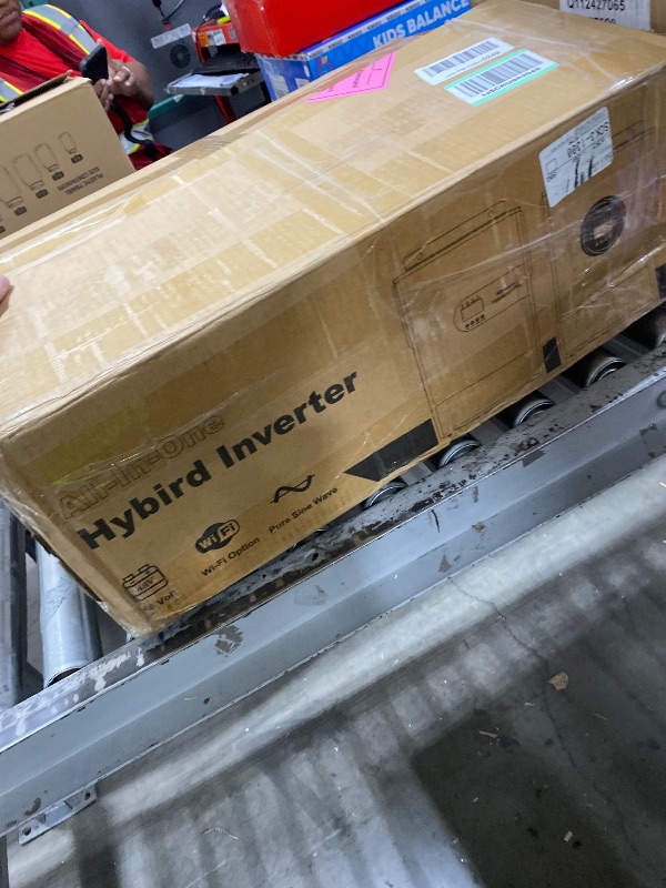 Photo 1 of VEVOR 6400W 48V Hybrid Solar Inverter, 120V/240V Split Phase, Built-in 120A MPPT Solar Charge Controller, Low Frequency Pure Sine Wave Power Inverter, for Lead Acid Lithium Battery Off-Grid, NO WiFi