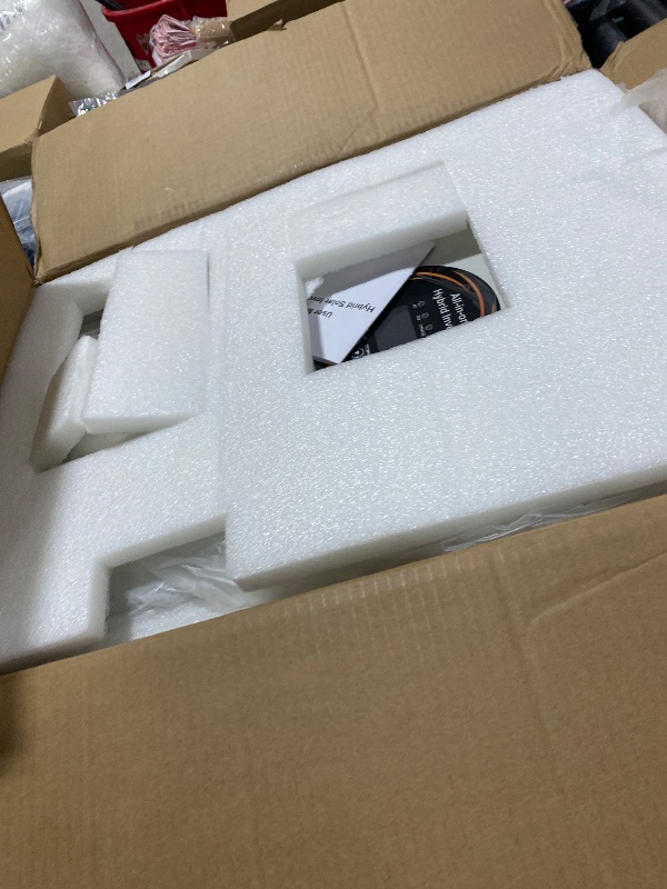 Photo 1 of VEVOR 6400W 48V Hybrid Solar Inverter, 120V/240V Split Phase, Built-in 120A MPPT Solar Charge Controller, Low Frequency Pure Sine Wave Power Inverter, for Lead Acid Lithium Battery Off-Grid, NO WiFi
