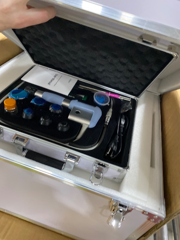 Photo 1 of 2026 MODOY Shockwave Therapy Machine for Joint/Muscle Pain Relief, FSA/HSA Eligible Shockwave Therapy, Non-Invasive Extracorporeal ESWT Shock Wave Therapy Device, Ideal for Home & Clinical Use(White)