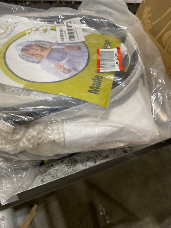 Photo 1 of OZ ARMOUR Beekeeping Ventilated Jacket 3 Layers Mesh for beekeepers, Bee Suit Jacket with 2 Hoods Fencing & Round Brim Hat (XXX-Large)