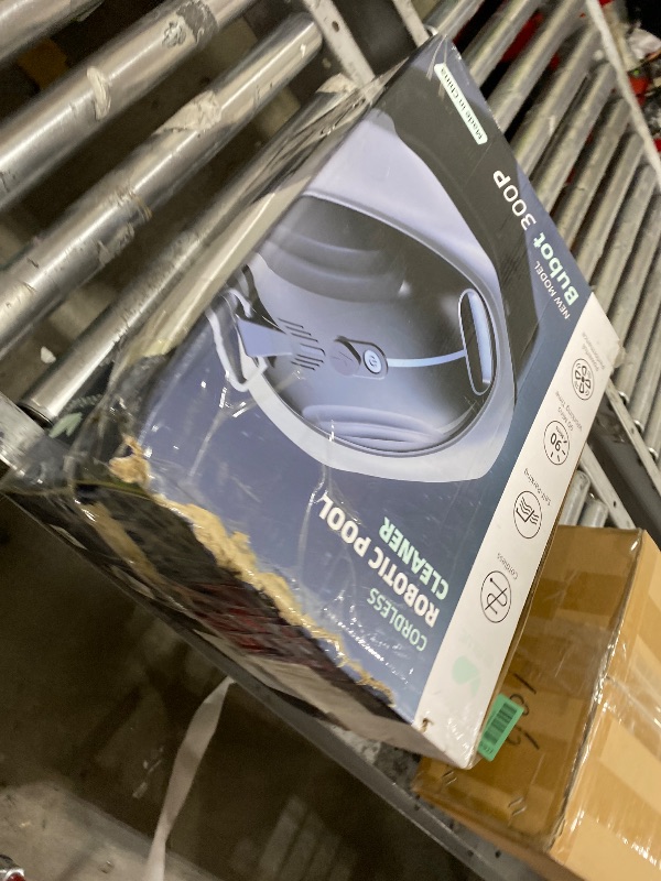 Photo 1 of Bubot 300P Cordless Pool Vacuum for Above Ground Pool, Robotic Pool Cleaner with Bluehole Suction, DirtLock 2.0, Dual Filters, Smart Sensor, Self Parking up to 850 Sq.Ft, Deep Gray