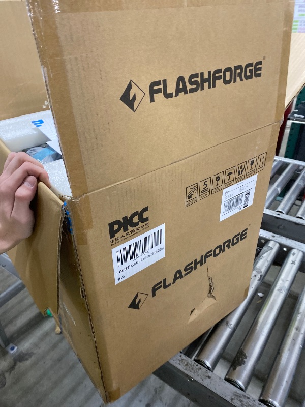 Photo 1 of FLASHFORGE Adventurer 5M 3D Printer with Fully Auto Leveling, Max 600mm/s High Speed Printing, 280°C Direct Extruder with 3S Detachable Nozzle, CoreXY All Metal Structure, Print Size 220x220x220mm