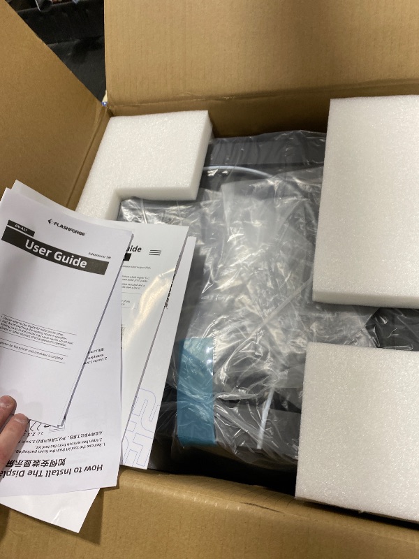 Photo 1 of FLASHFORGE Adventurer 5M 3D Printer with Fully Auto Leveling, Max 600mm/s High Speed Printing, 280°C Direct Extruder with 3S Detachable Nozzle, CoreXY All Metal Structure, Print Size 220x220x220mm