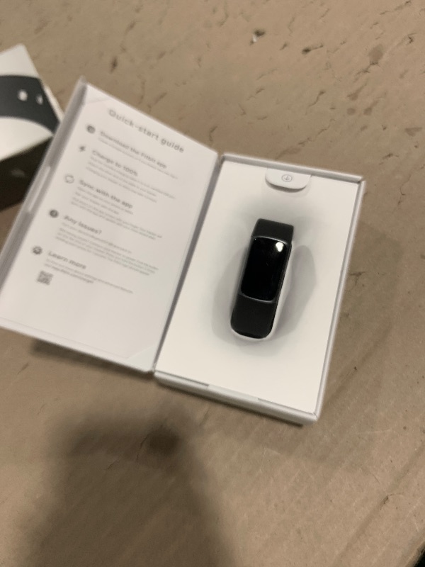 Photo 1 of Fitbit Charge 6 Fitness Tracker with Google apps, Heart Rate on Exercise Equipment, 6-Months Premium Membership Included, GPS, Health Tools and More, Obsidian/Black, One Size (S & L Bands Included)