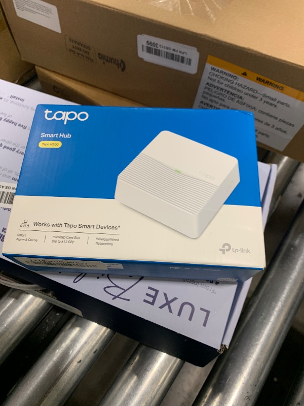 Photo 1 of TP-Link Tapo Smart Hub with Built-In Chime, REQUIRES 2.4GHz Wi-Fi, Connect up to 64 Smart + 4 Camera Devices, Sub-1G Low-Power Wireless Protocol, 512GB Local Storage, Tapo H200