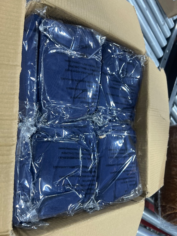 Photo 1 of HAINARverS Stretch Spandex Folding Chair Covers 30PCS Universal Fitted Chair Cover Protector for Wedding,Party, Banquet, Holidays, Celebration, Decoration (Navy Blue, 30 PCS)