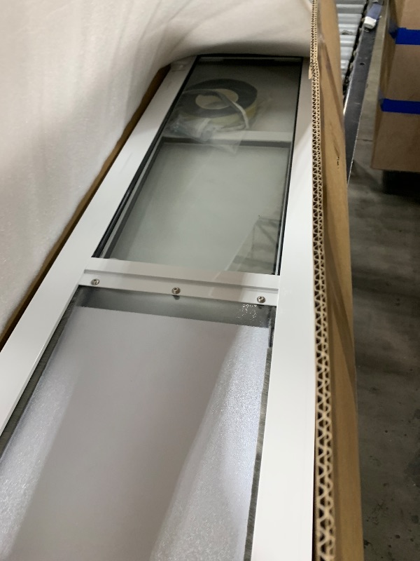 Photo 1 of Cat Dog Door for Sliding Glass Door - Sliding Glass Small Pets Door with Lockable Weather Proof Panel - Adjustable Height 76.38" to 81.1" Black