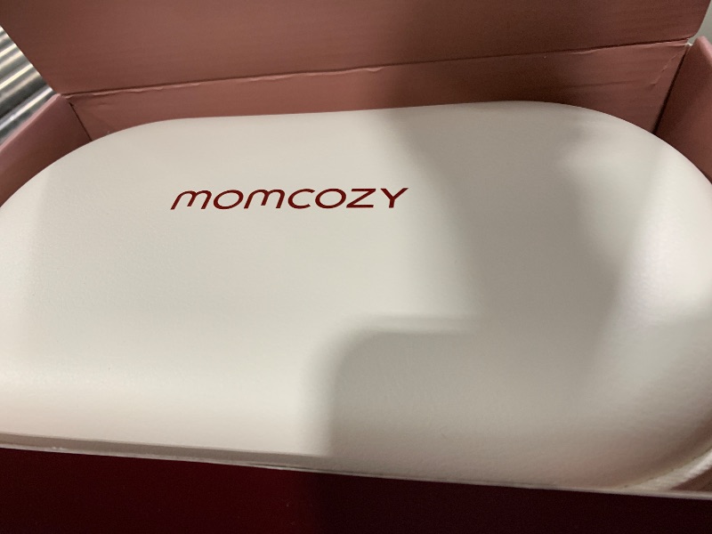 Photo 1 of Momcozy M5 Smart APP Controlled Wearable Breast Pump, Hands-Free Wireless Electric Pump, 3 Modes 9 Suction Levels, BPA-Free, Portable Lightweight, 24mm Flange, 2-Pack Cozy Red