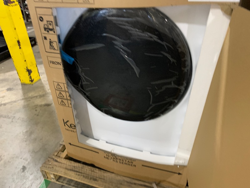 Photo 1 of Kenmore 8.0 cu. ft. Front Load Electric Dryer with Wrinkle Guard & Accela Steam to Reduce Wrinkles, Static & Odors - Smart Sensor Drying - LED - ENERGY STAR Certified - White