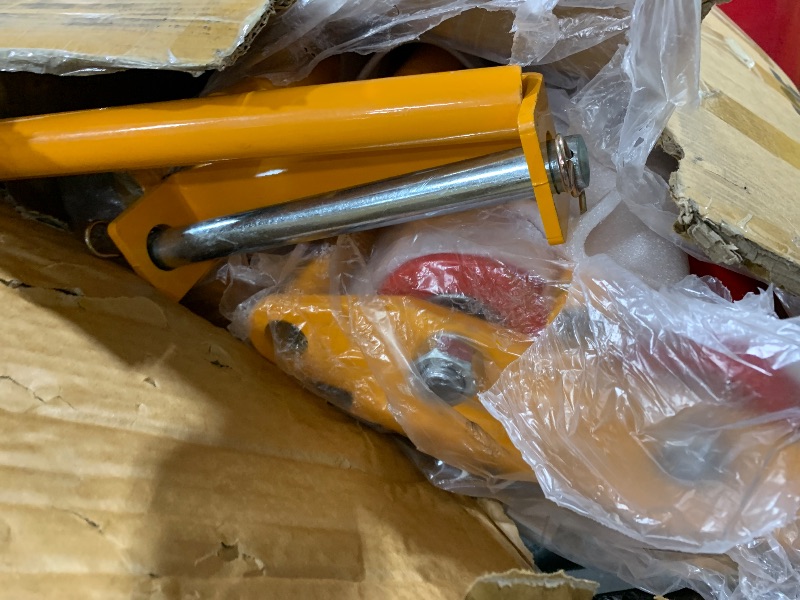 Photo 1 of VEVOR Machine Skate, 6T Machinery Skate Dolly, 13228 lbs Machinery Moving Skate, Machinery Mover Skate with 360° Rotation Cap and PU Directional Rollers, Heavy Duty Industrial Moving Equipment, Yellow