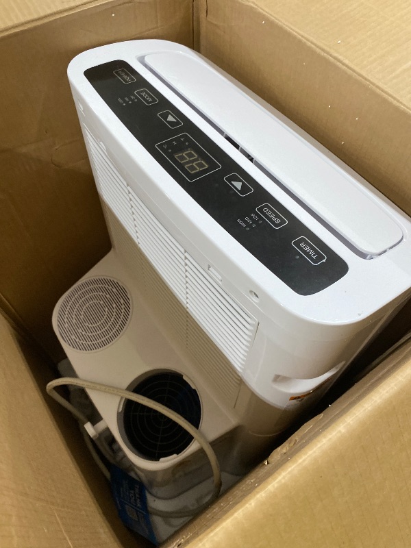 Photo 1 of SereneLife - 14,000 BTU Portable Air Conditioner, Built-in Dehumidifier, Remote Control, Window Mount Kit (SLPAC14)
