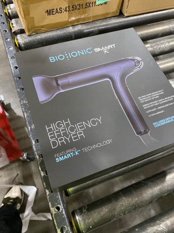 Photo 1 of Bio Ionic SMART-X Hair Dryer with Diffuser, High-Efficiency Blow Dryer with 3 Heat & 3 Speed Settings, Gently Dries, Defines & Reduces Frizz, Self-Cleaning Function, Alpine White