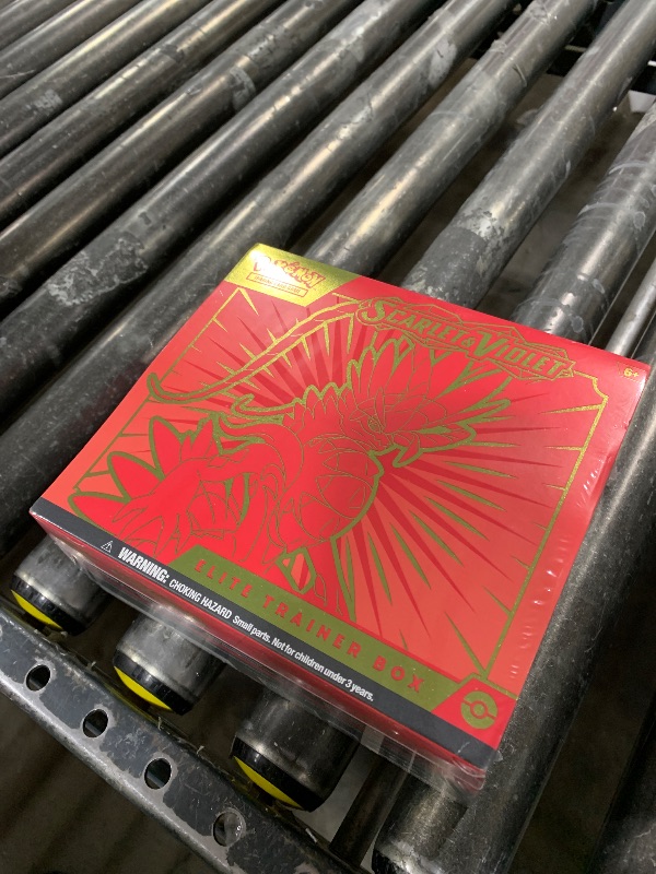 Photo 1 of Pokemon TCG: Scarlet and Violet Elite Trainer Box - Koraidon Red (1 Full Art Promo Card, 9 Boosters and Premium Accessories)