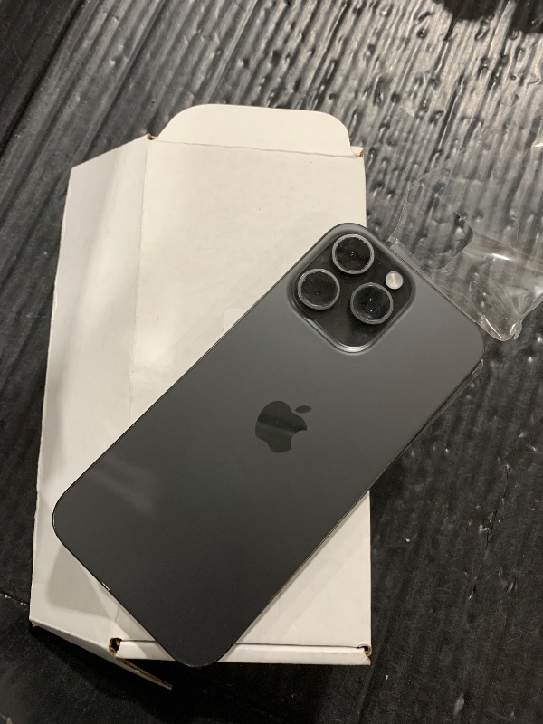 Photo 1 of Apple iPhone 15 Pro Max, 512GB, Black Titanium - Unlocked (Renewed)