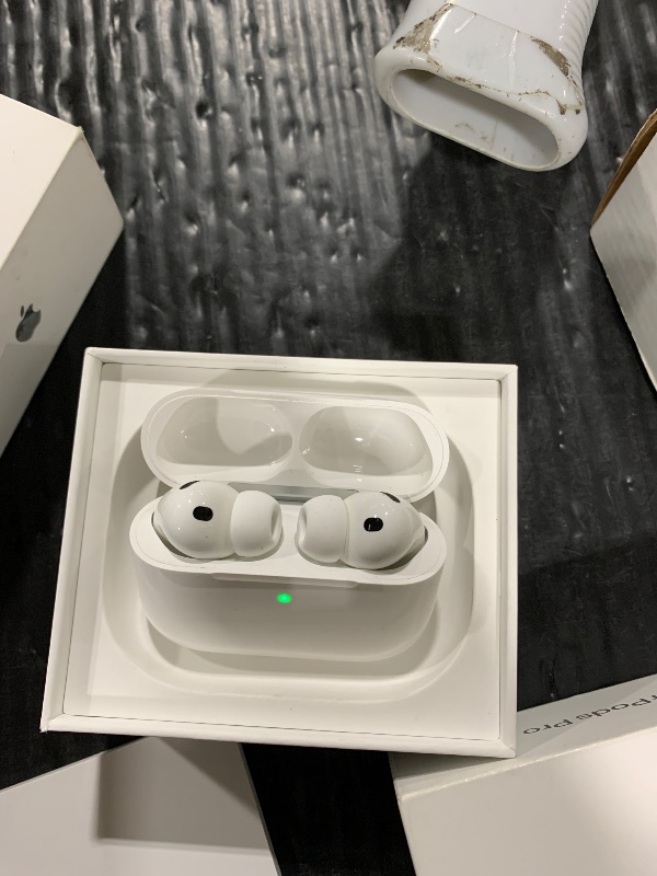Photo 1 of Apple AirPods Pro 3 Wireless Earbuds, Active Noise Cancellation, Live Translation, Heart Rate Sensing, Hearing Aid Feature, Bluetooth Headphones, Spatial Audio, High-Fidelity Sound, USB-C Charging