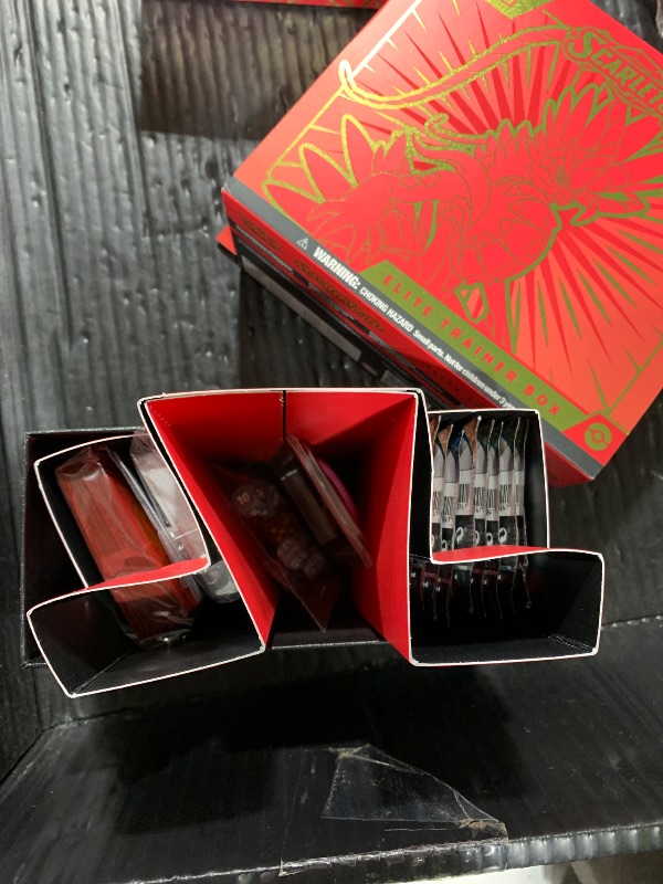 Photo 1 of Pokémon TCG: Scarlet & Violet Elite Trainer Box (Miraidon Purple or Koraidon Red, Random Color)